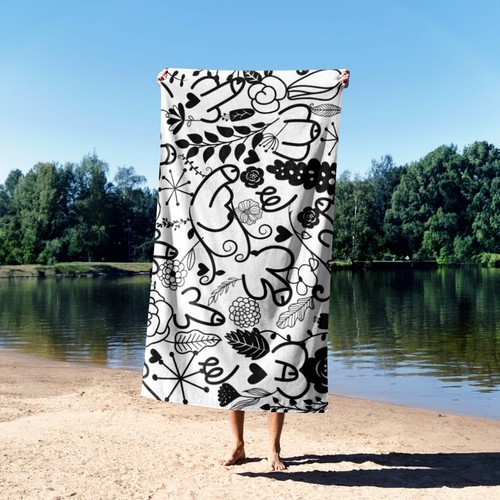Floral willy print rude funny - rude,