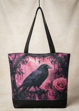 Handmade gothic raven large