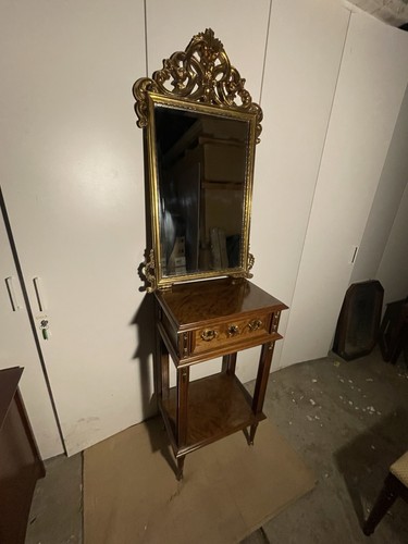 Vintage mahogany veneer hall - vintage,