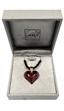 NEVER WORN Boxed Lalique Red