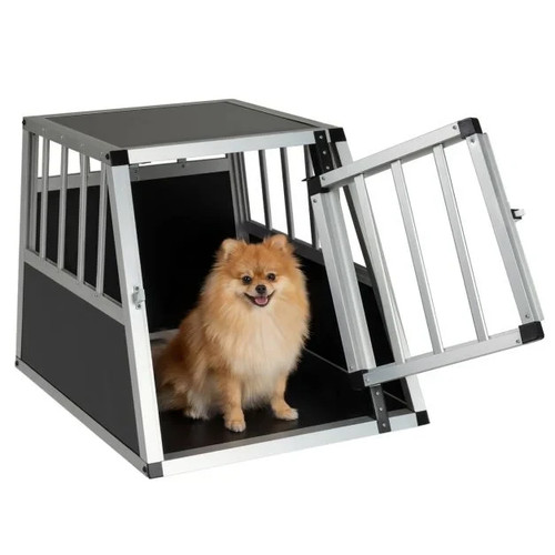 Aluminum dog transport box - dog,