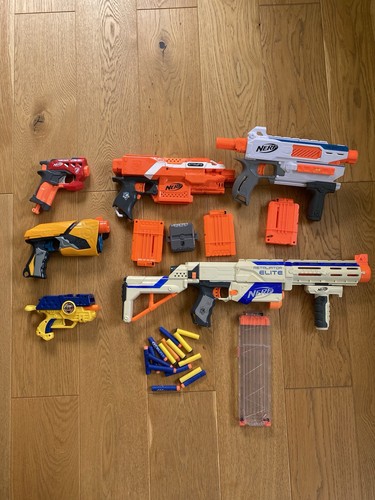 Nerf guns including - , 6