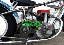 Speedway Weslake Engine Retro Aged Look A4 Size Poster Print