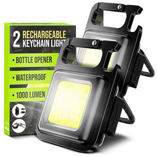 2x Pocket Torch Key Ring Light