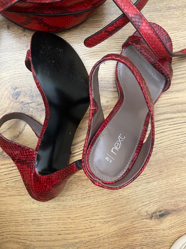 Ladies next red sandals and - next,
