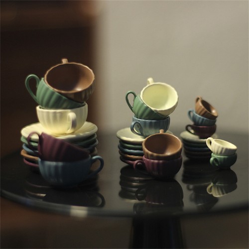 Mini doll house - doll, miniature