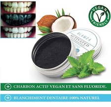 Glamza Natural Organic Activated Charcoal Tooth Teeth Whitening Powder Paste Big