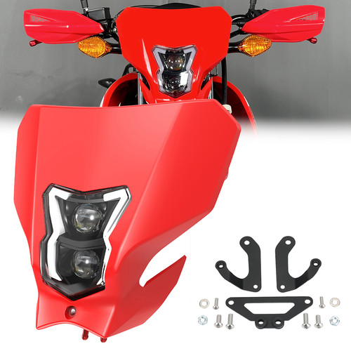 Led headlight assembly with - assembly,