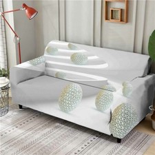 Love Confusion Sky Stretch Sofa Cover Lounge Couch Slipcover Recliner Protector