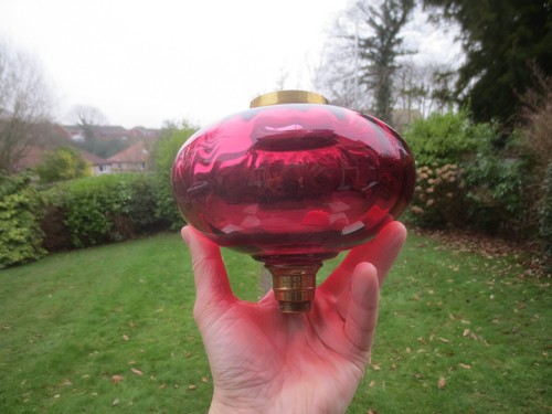 Antique cranberry heavy glass - antique,