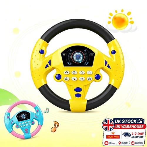 Kids electronic steering wheel - electronic,