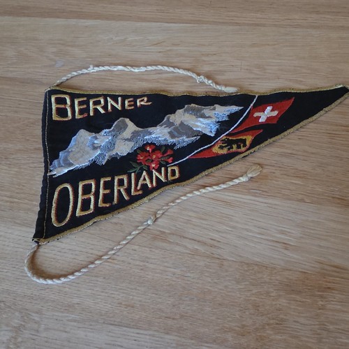 Vintage 1950s swiss pennant - swiss, /