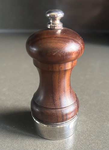 Vintage walnut wood sterling - walnut,