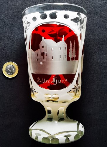 Antique victorian mouth blown - victorian,