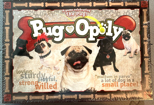 Pug opoly game celebrating - pug-opoly,
