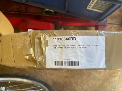 Triumph t100ss 1962 - 19", 7"