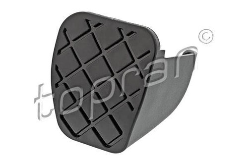 Black plastic brake pedal pad - brake,