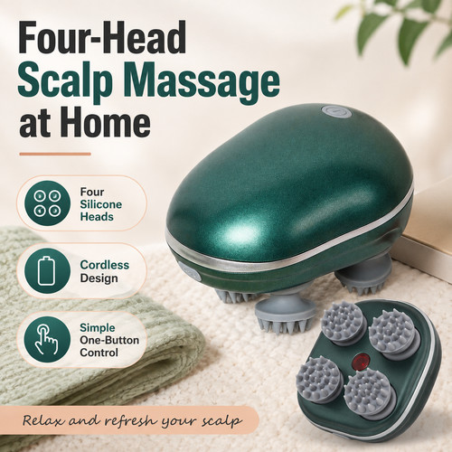 Electric scalp massager - electric,