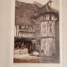 Art An Etching of Peter Graham