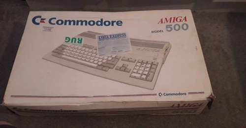 Vintage boxed commodore amiga - vintage,
