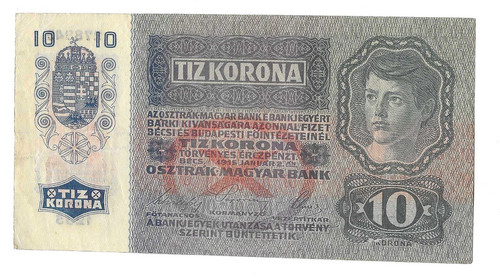 Austria hungary korona - hungary, 10