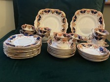 Set of vintage Royal Vale HJC Longton China plus 1 x Mona China Saucer. 