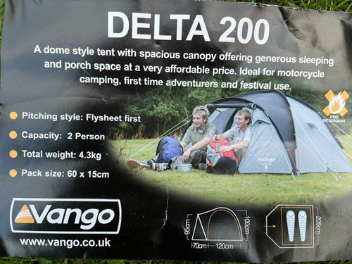 Vango delta 200 man - vango, tent