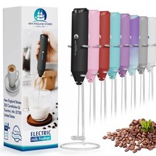 Powerful Milk Frother Handheld Foam Maker Mini Whisk Drink Mixer for Coffee