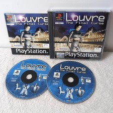 Louvre: The Final Curse PS1 Playstation 1 Game / Complete with Manual