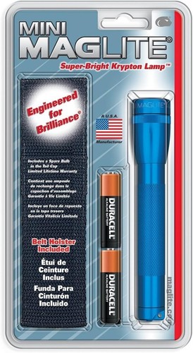 Mini maglite 2aa blue - blue, xenon