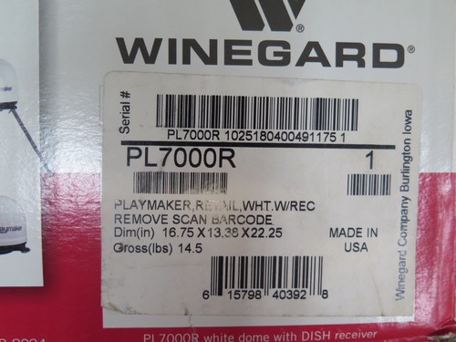 Winegard pl7000r dish - winegard,