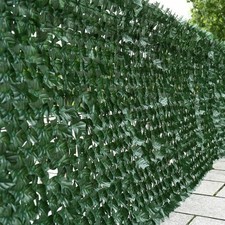 1mx 5m Artificial Hedge Ivy Leaf Garden Fence Roll Balcony Cover Privacy Screens