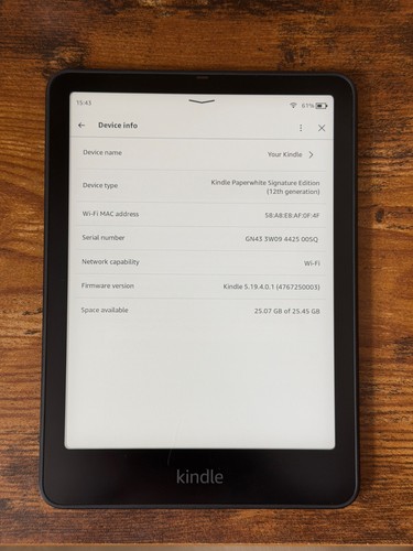 Kindle paperwhite 12th - kindle,
