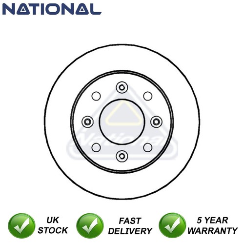 Brake disc front national - brake, fits