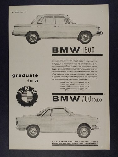 1964 bmw 1800 sedan - 1964,