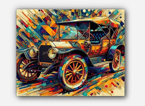 Vintage car duryea motor - car,