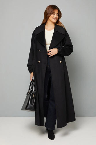 Wallis black coat womens - black,