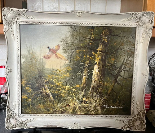 Vintage woodland pheasant - woodland,