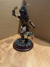 Vintage Franklin Mint RF Murphy Statue The Spirit Of The Raven Sculpture 11"