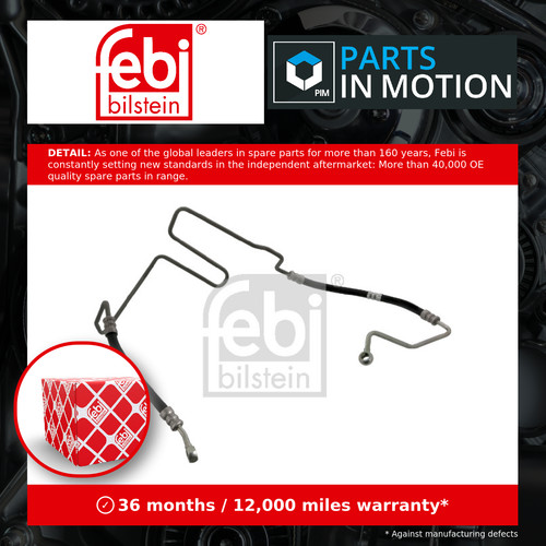 Power steering pipe hose fits - hose,