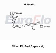 Pipe front exhaust fits - front, fiat