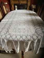 Vintage  Lace Tablecloth
