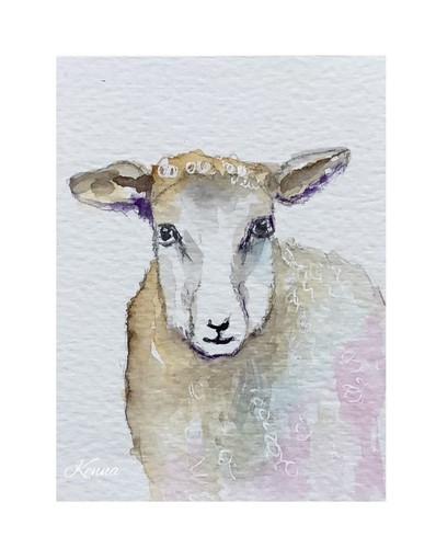 Aceo kenna watercolour - aceo,