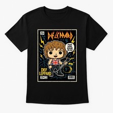 Def Leppard Pour Some Sugar On Me Comic Rock Edition Unisex Adults & Kids Tee
