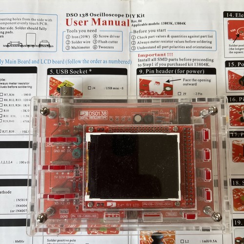 Assembled dso138 tft - assembled,