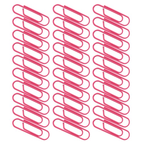 100pcs cute pink paper clips - 100pcs,