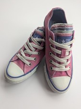 Converse Chuck Taylor All Stars double tongue ox Carmine Rose UK 3