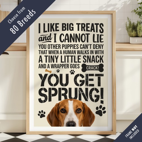 Funny dog treats lyric - treats, quote