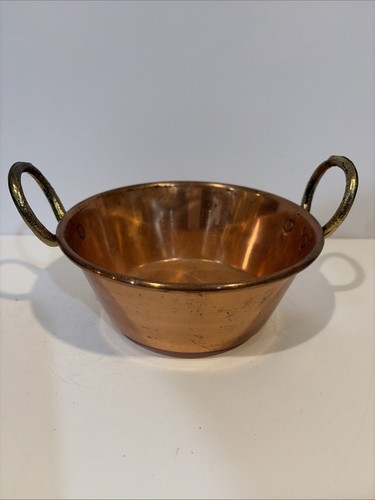 Vtg french copper - jam, pan