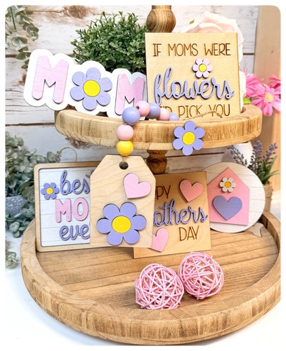 Mother day tiered tray - mother's,
